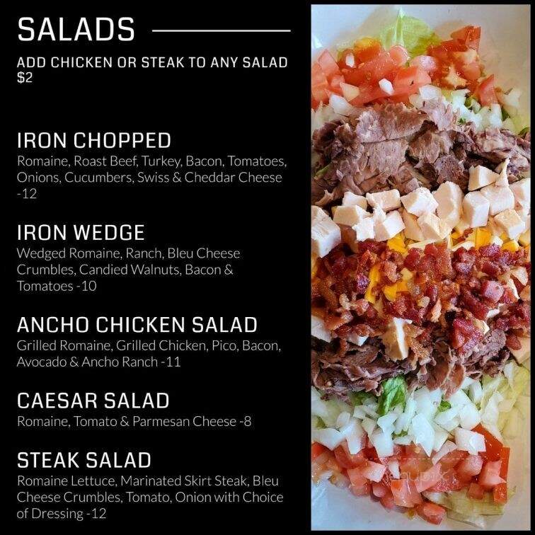 Iron Horse Bar and Grill - Algonquin, IL menu_pic