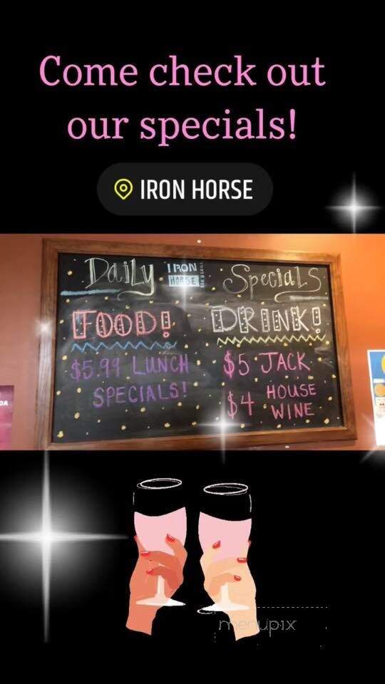 Iron Horse Bar and Grill - Algonquin, IL menu_pic