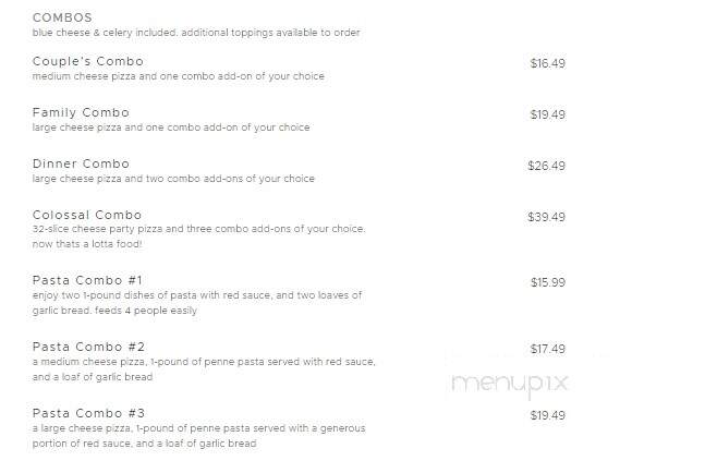 Mark's Pizzeria - Albion, NY menu_pic