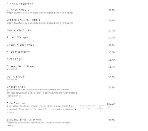 Mark's Pizzeria - Albion, NY menu_pic