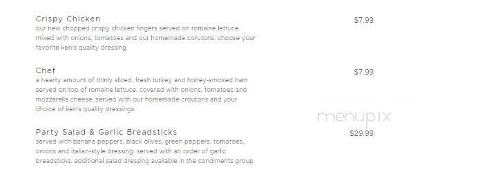 Mark's Pizzeria - Albion, NY menu_pic