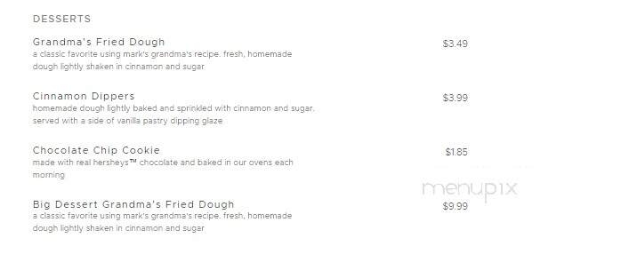 Mark's Pizzeria - Albion, NY menu_pic