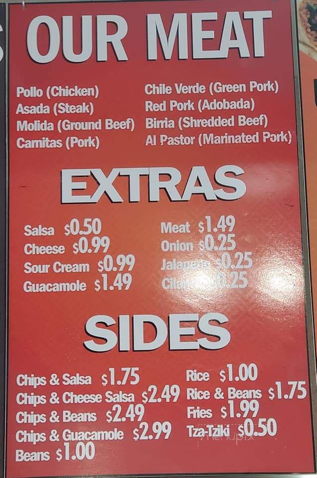 Burrito Banditos - Nampa, ID menu_pic