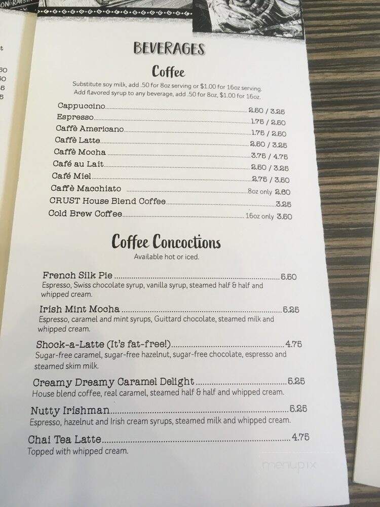 Crust - Fenton, MI menu_pic