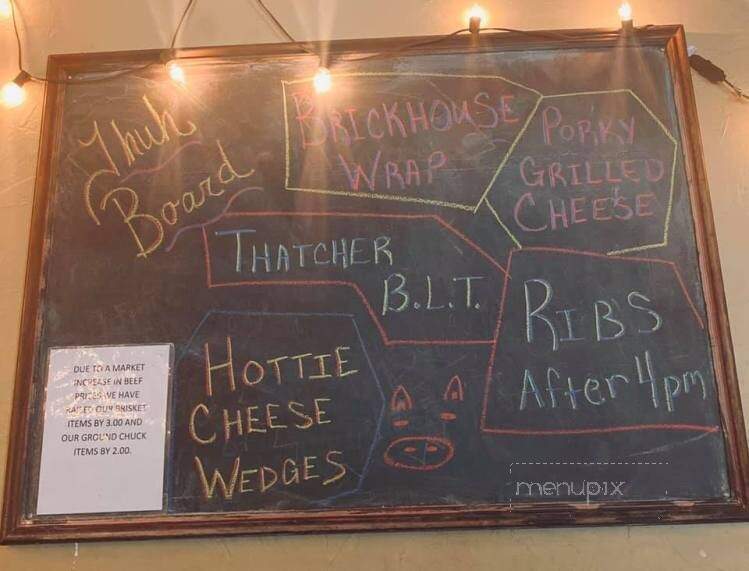 Thatcher's BBQ - Ringgold, GA menu_pic