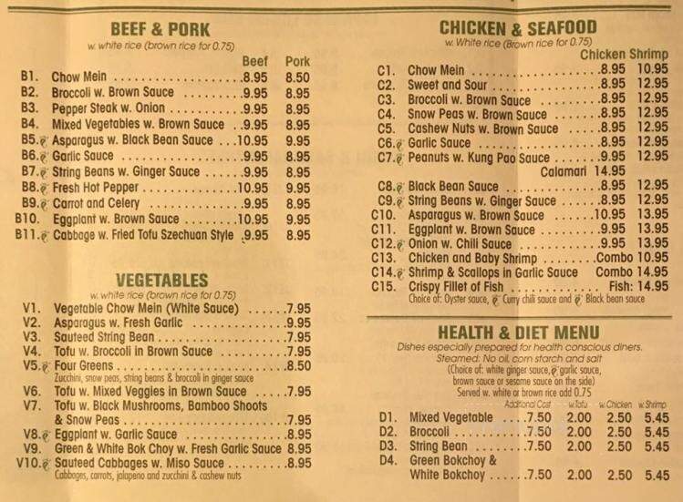Ginger Blossom - Springfield, MA menu_pic