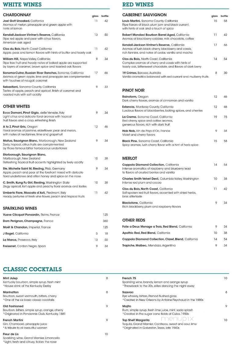 Fitzgeralds Restaurant in the Hilton - Jackson, MS menu_pic
