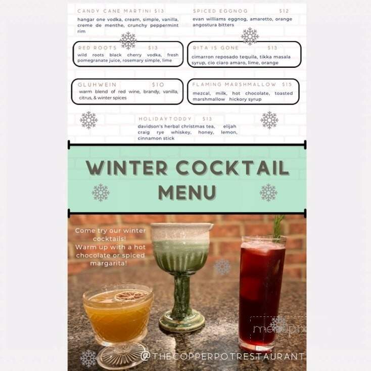The Copper Pot Restaurant - Clarkesville, GA menu_pic