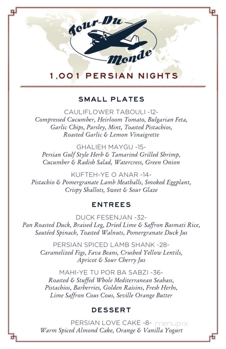 Pistache French Bistro - West Palm Beach, FL menu_pic