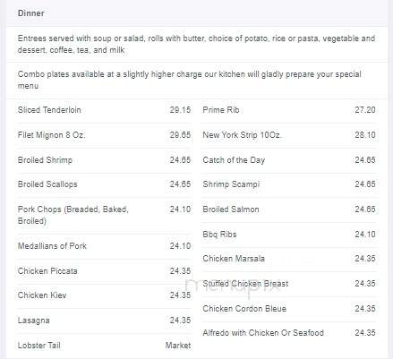 Fairdale Banquet Center - Buffalo, NY menu_pic