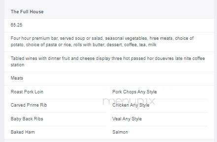 Fairdale Banquet Center - Buffalo, NY menu_pic