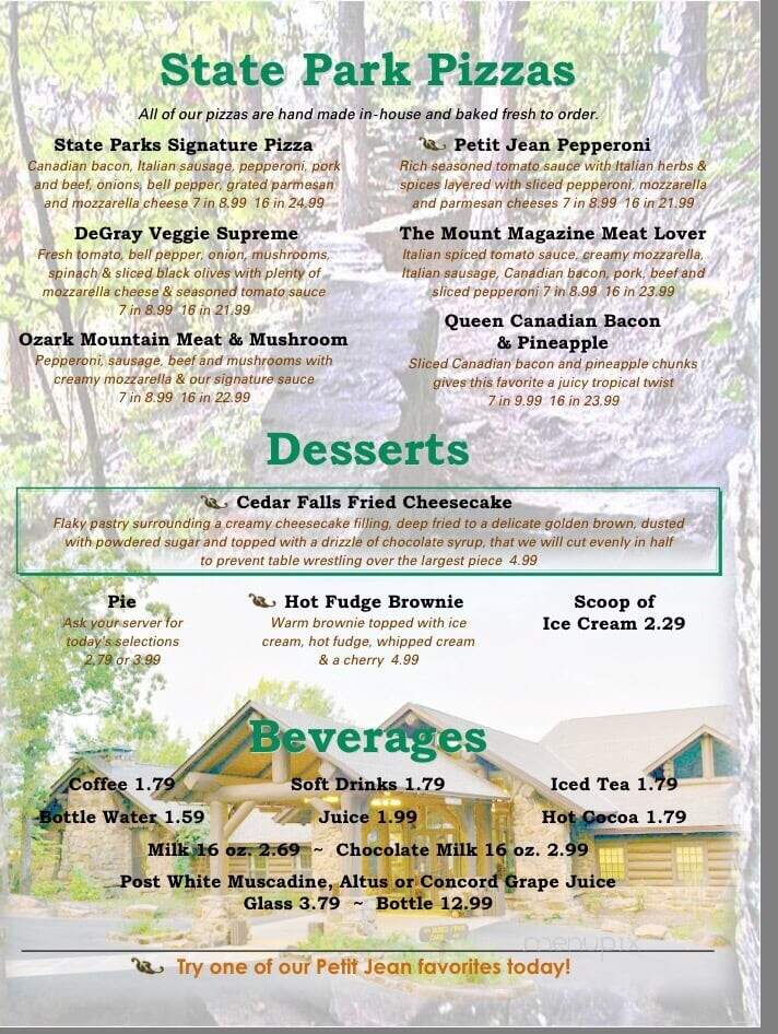 Mather Lodge Restaurant - Morrilton, AR menu_pic