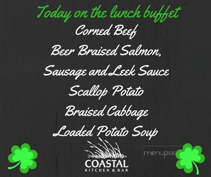 Coastal Kitchen & Bar @ Hilton Charlotte Center City - Charlotte, NC menu_pic