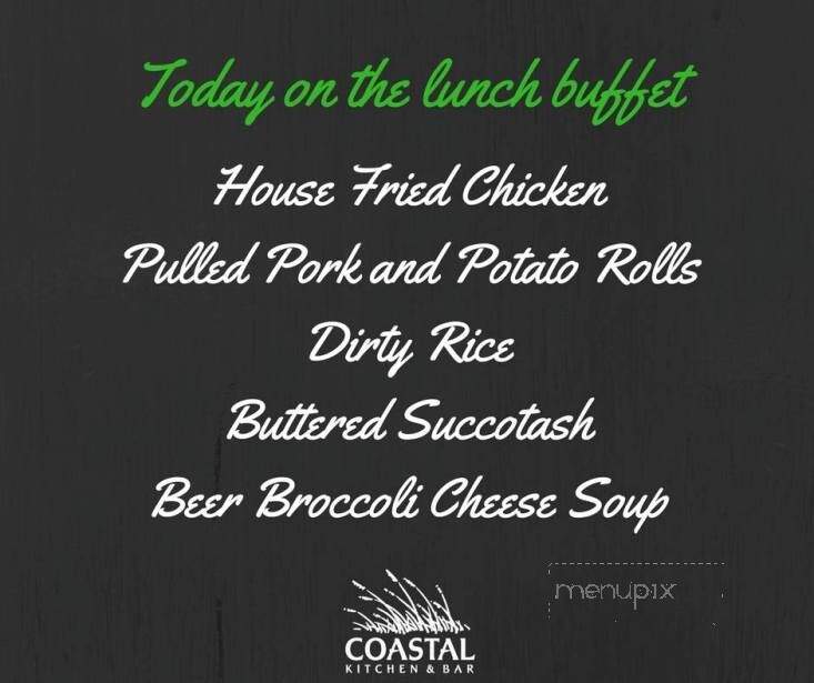 Coastal Kitchen & Bar @ Hilton Charlotte Center City - Charlotte, NC menu_pic