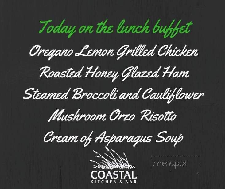 Coastal Kitchen & Bar @ Hilton Charlotte Center City - Charlotte, NC menu_pic