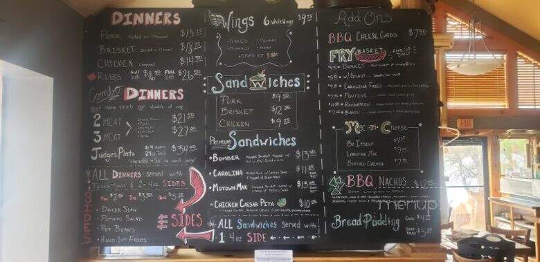 Bad Bones BBQ Inc. - Minocqua, WI menu_pic
