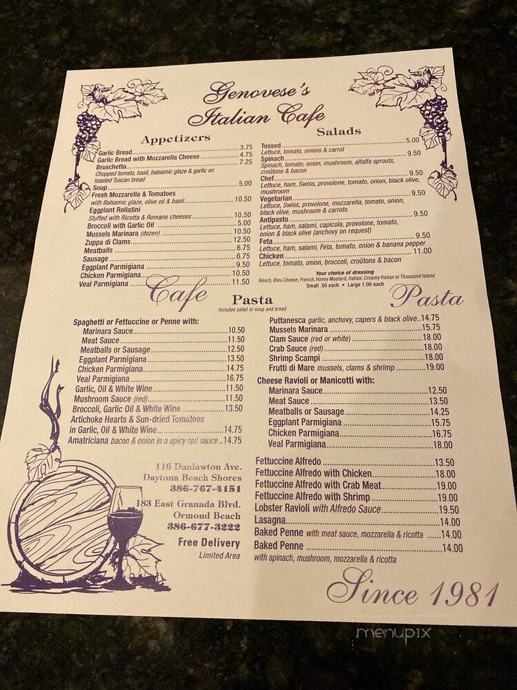 Genovese's Italian Cafe - Port Orange, FL