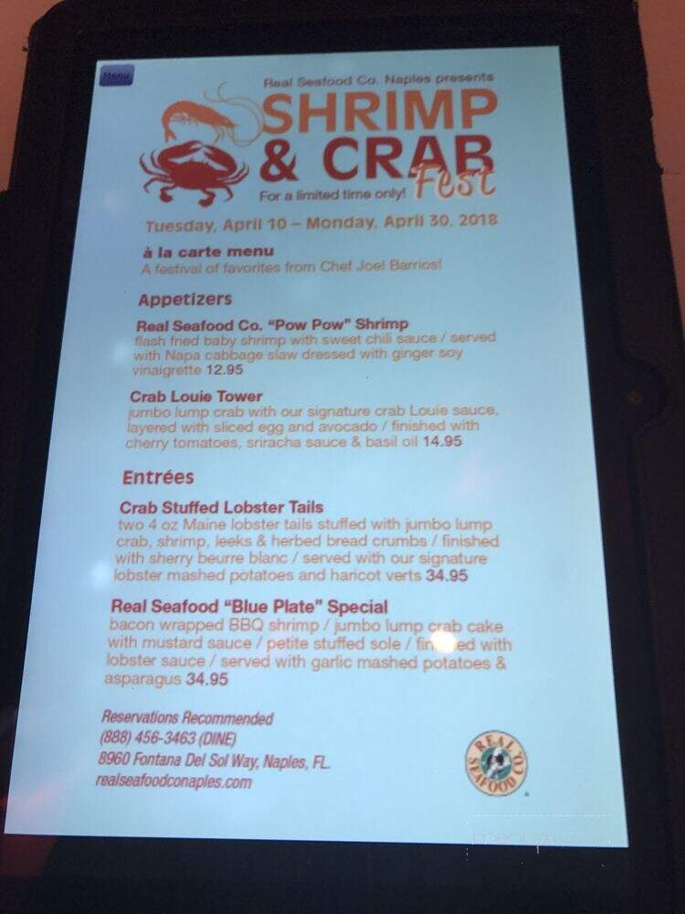 Real Seafood Co Of Naples - Naples, FL