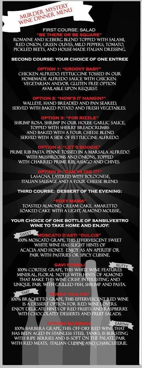 Rosa's Lookout Inn - Spruce, MI menu_pic