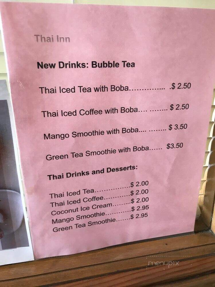 Thai Inn - Rochester Hills, MI menu_pic