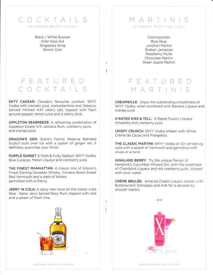 Bluebird Cafe & Grill - Orangeville, ON menu_pic