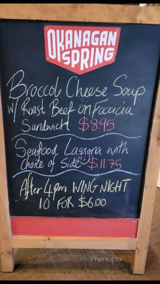 Boondock's Cafe - Sidney, BC menu_pic