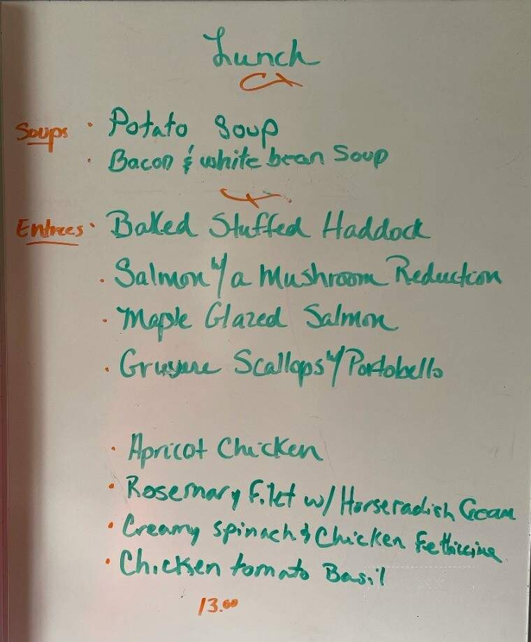 Heritage House - Skowhegan, ME menu_pic