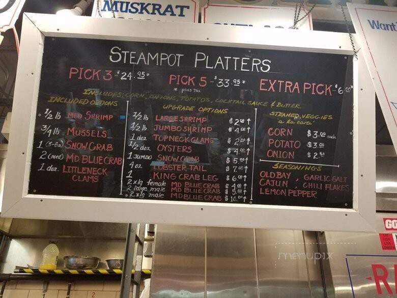 Faidley's Seafood - Baltimore, MD menu_pic