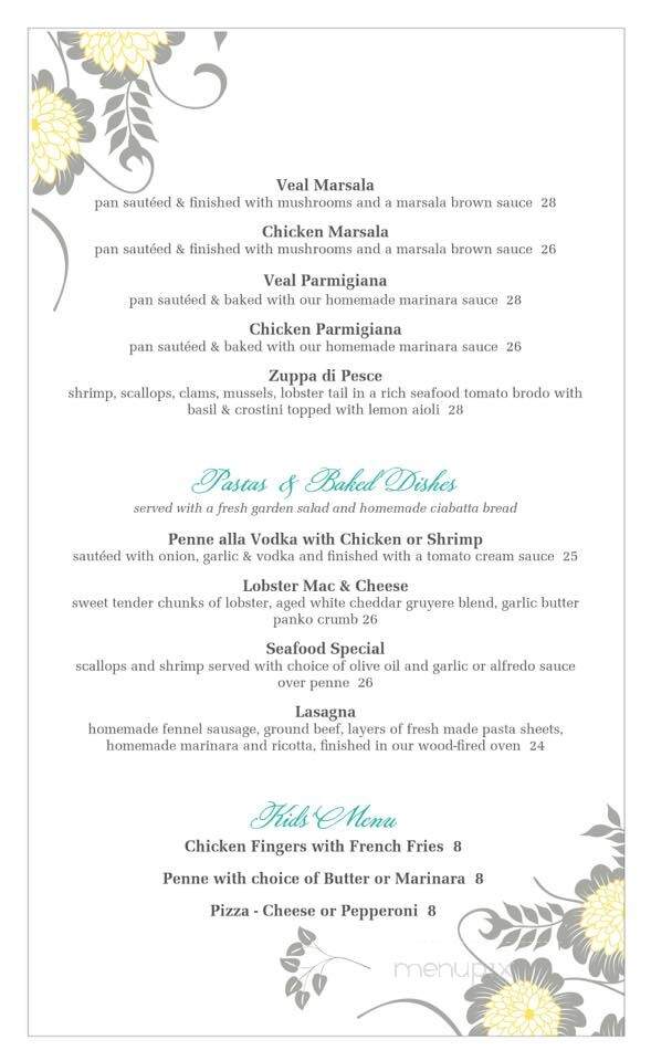 Zucchini's - Pittsfield, MA menu_pic