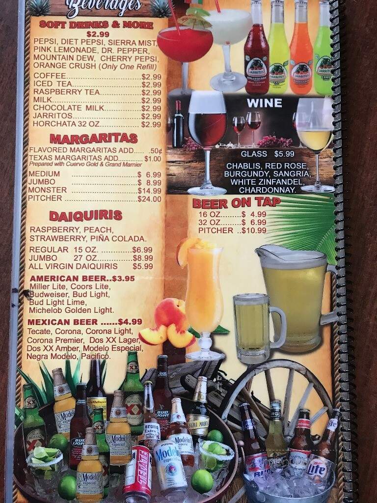 El Potro - Grand Rapids, MN menu_pic