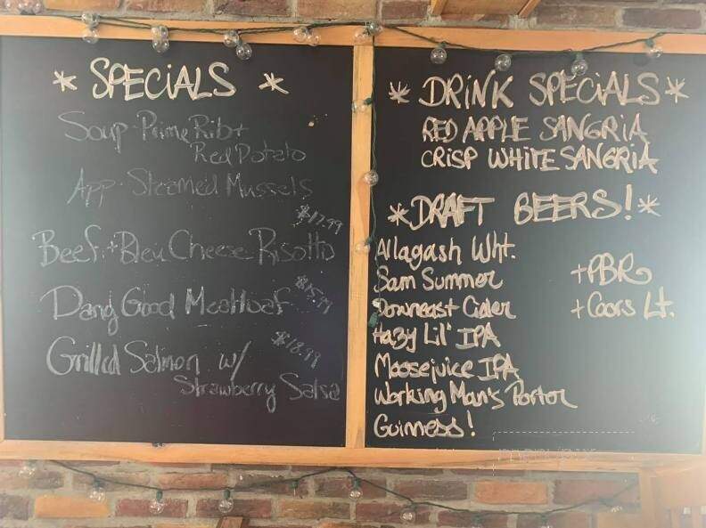 Appleseed Restaurant - Bradford, NH menu_pic