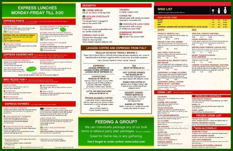 Lui Lui - West Lebanon, NH menu_pic