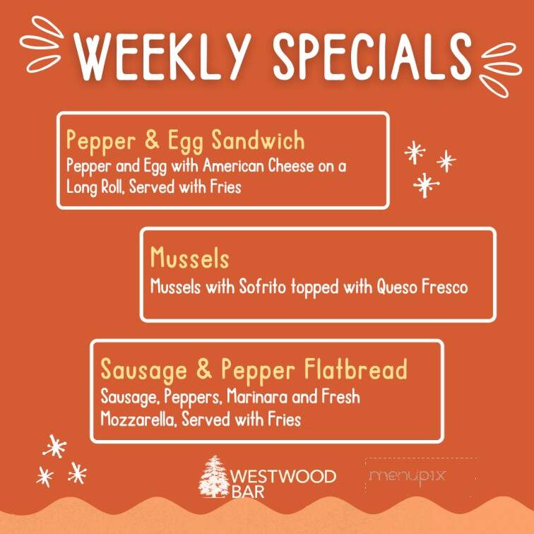 Westwood Golf Club Restaurant - West Deptford, NJ menu_pic