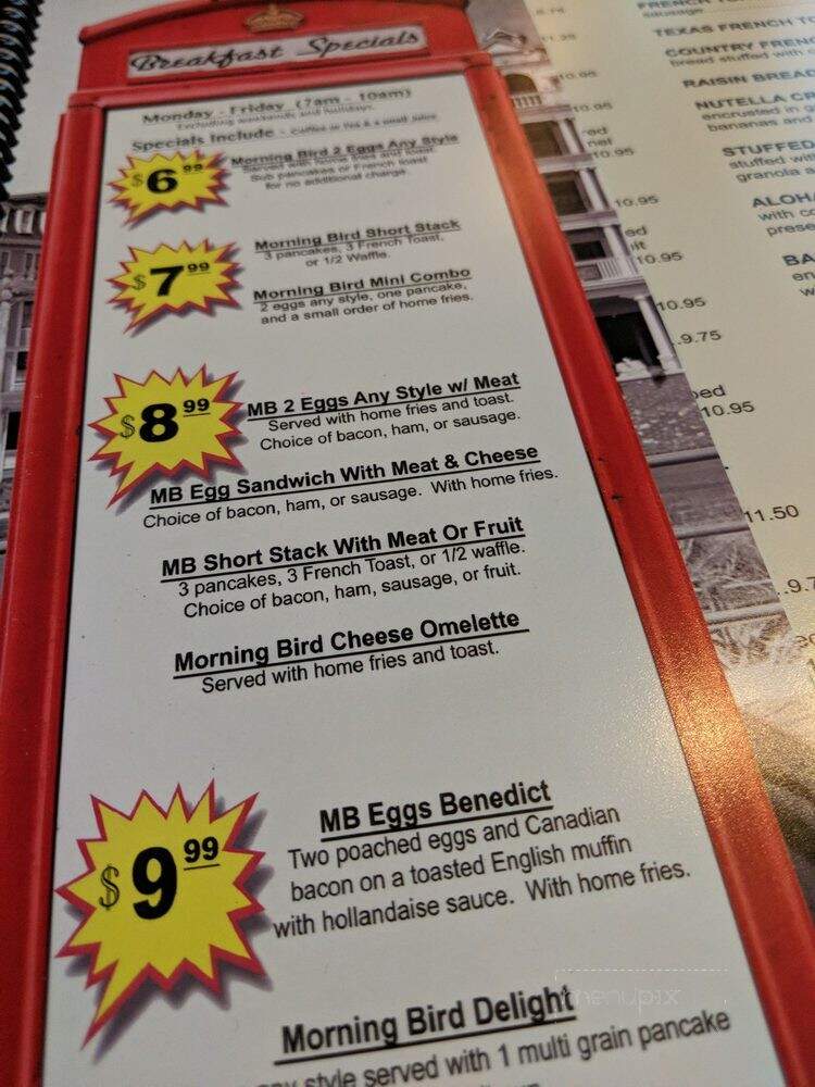 Amy's Omelette House - Burlington, NJ menu_pic