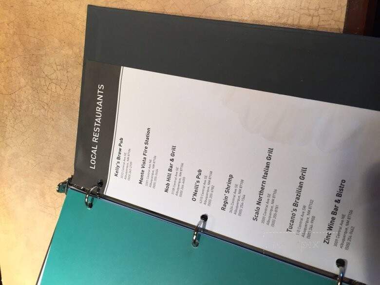 Embassy Suites-Albuquerque - Albuquerque, NM menu_pic