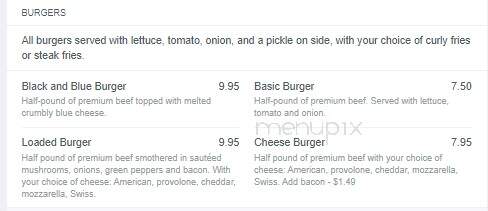 Van Auken's Inne - Thendara, NY menu_pic