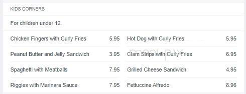 Van Auken's Inne - Thendara, NY menu_pic