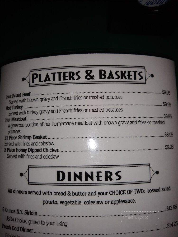 Blinky's Noble Grill & Bar - Pittsburgh, PA menu_pic