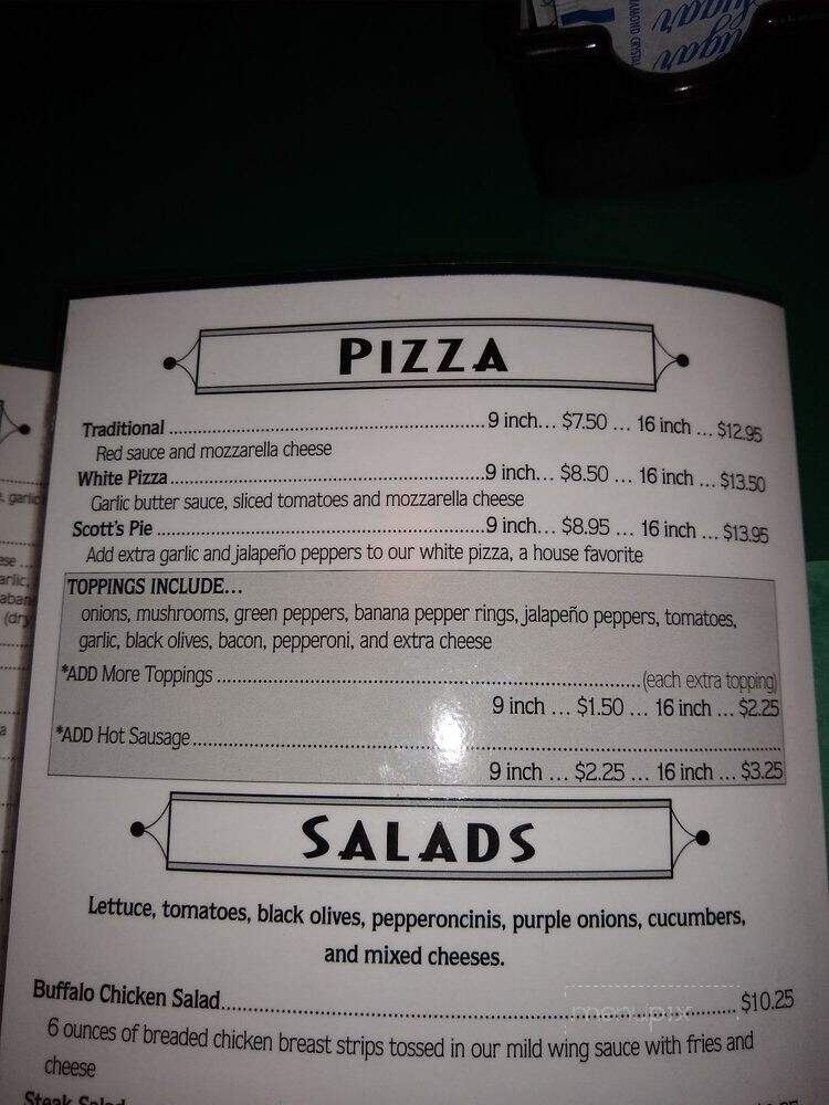 Blinky's Noble Grill & Bar - Pittsburgh, PA menu_pic