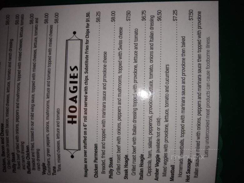 Blinky's Noble Grill & Bar - Pittsburgh, PA menu_pic