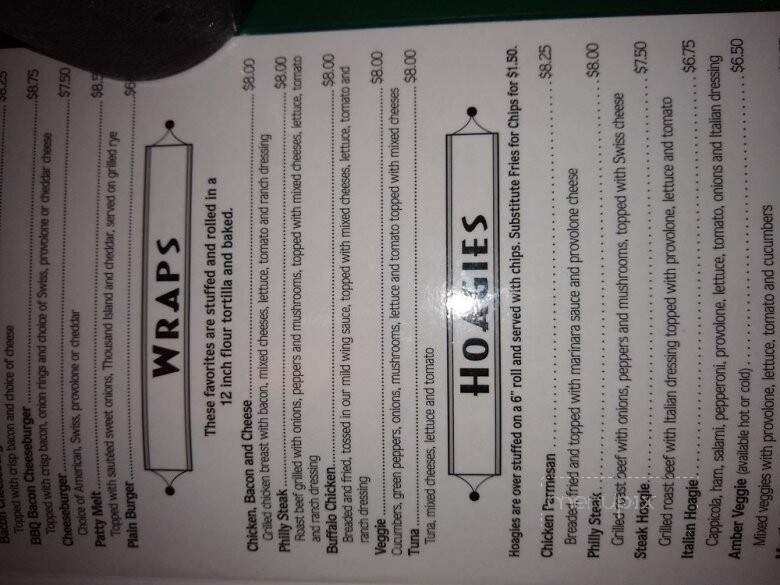 Blinky's Noble Grill & Bar - Pittsburgh, PA menu_pic