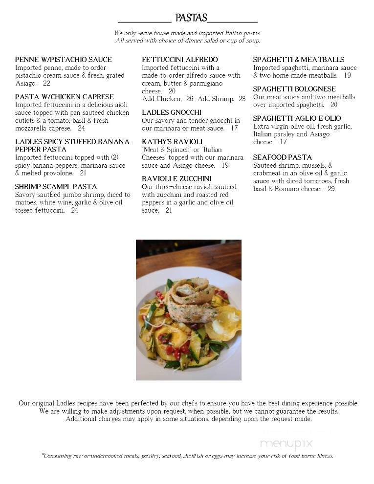 Ladles Of Springdale - Springdale, PA menu_pic
