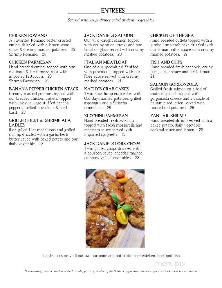 Ladles Of Springdale - Springdale, PA menu_pic
