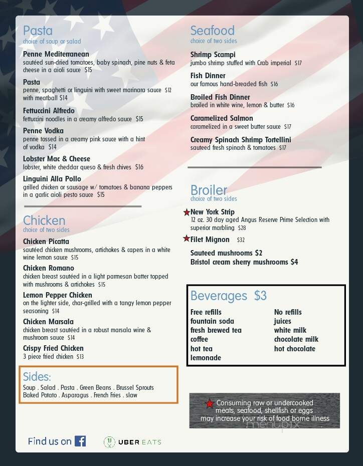 Middle Road Inn - Glenshaw, PA menu_pic