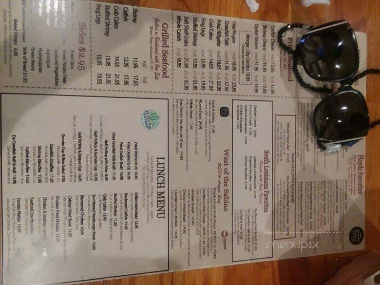 Floyd's Cajun Seafood's - Beaumont, TX menu_pic