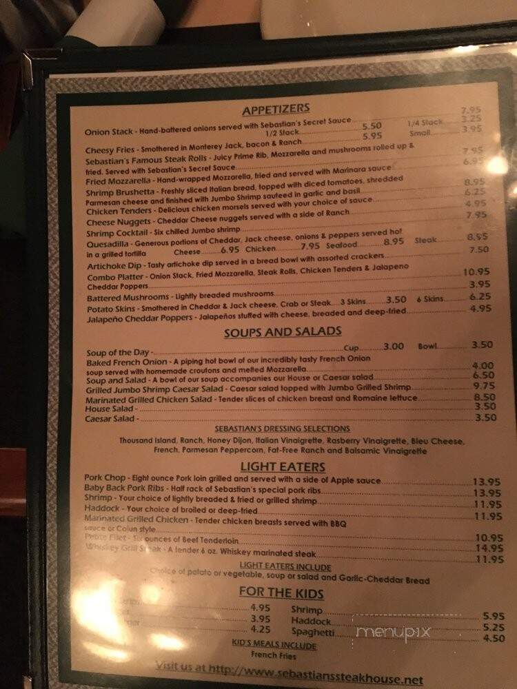 Sebastian's Steak House - Fond Du Lac, WI