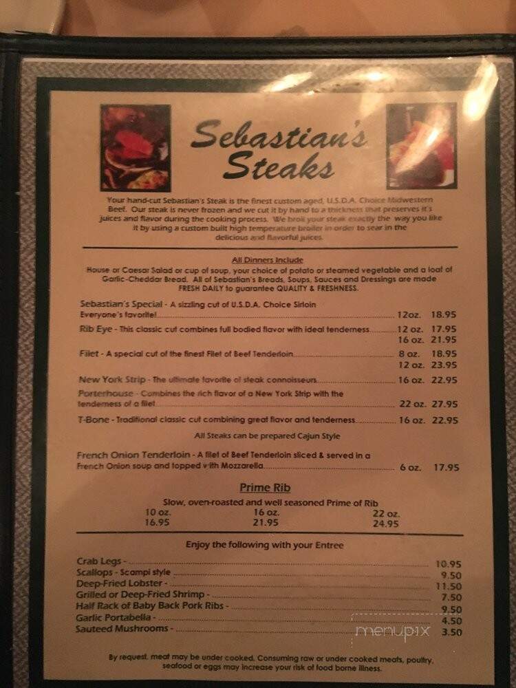 Sebastian's Steak House - Fond Du Lac, WI
