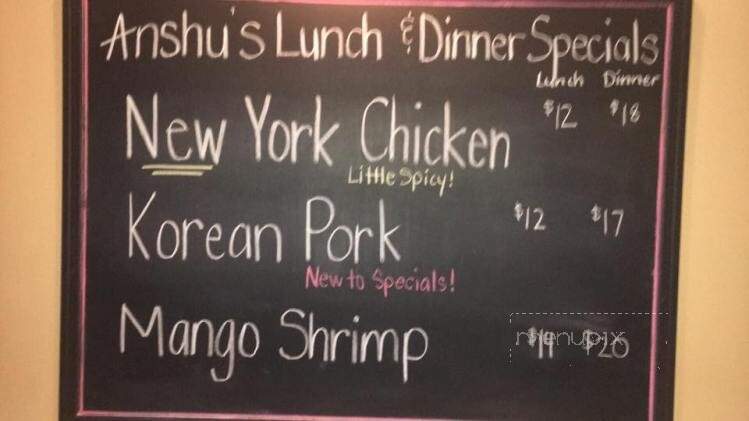 AnShu Asian Cafe - Aiken, SC menu_pic