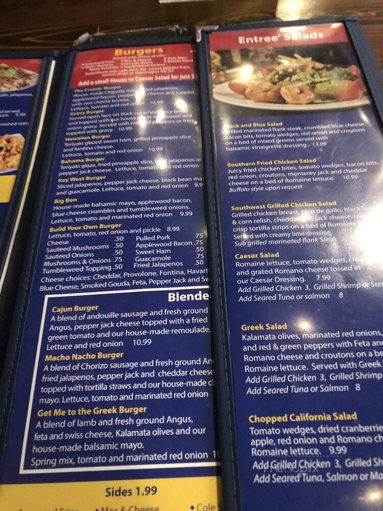 Woody's Roadside - Biloxi, MS menu_pic