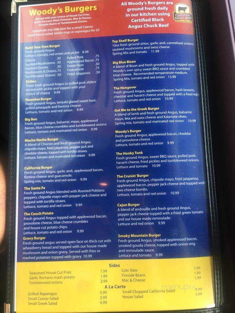 Woody's Roadside - Biloxi, MS menu_pic